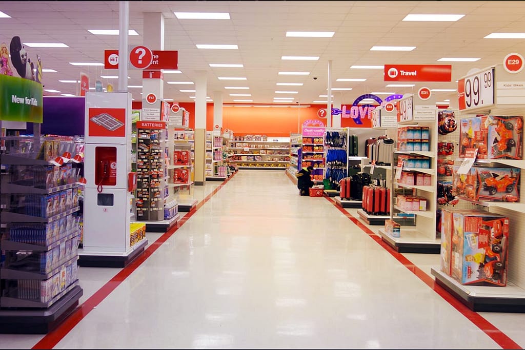 Image: Target store interior